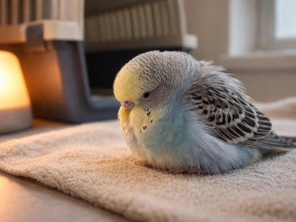 bird in shock symptoms